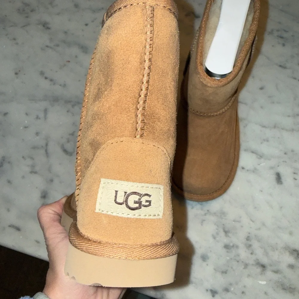 New‎ without Box UGG Chestnut Suede Boots size 11